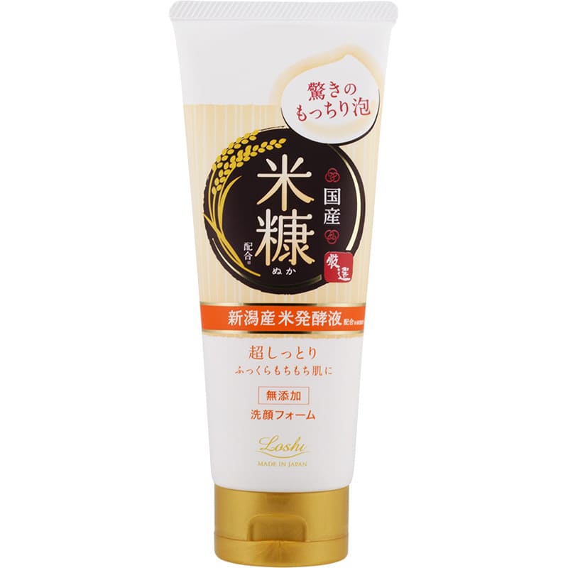 ロッシモイストエイド　国産ホイップ洗顔K（コメヌカ）120g