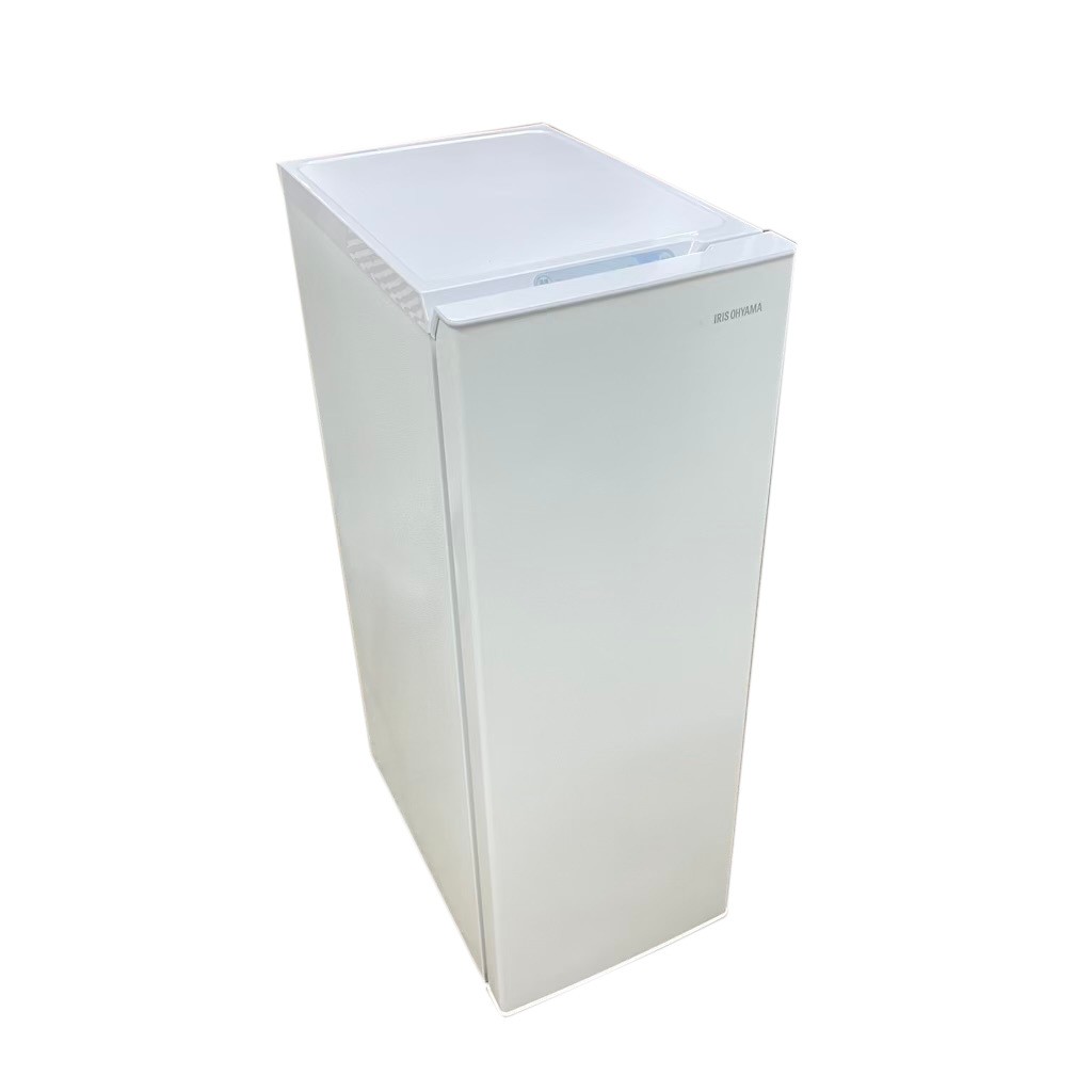 アイリスオーヤマ 80L スリム冷凍庫 IUSN-8A-W 2023年製 ファン式 ホワイト