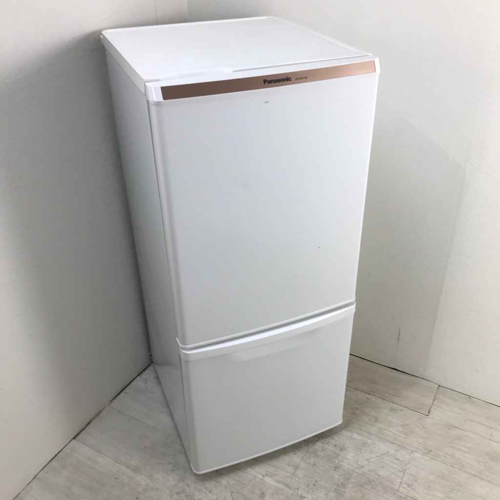 2ドア冷蔵庫 自動霜取りファン式 138L パナソニック NR-B147W-W 2015年