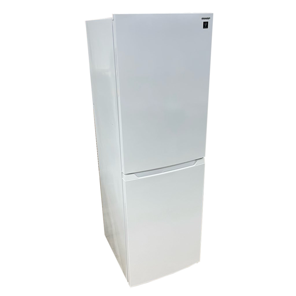 230L 2ドア冷蔵庫 プラズマクラスター シャープ SJ-BD23K-W 2023年製 自動霜取りファン式 スノーホワイト