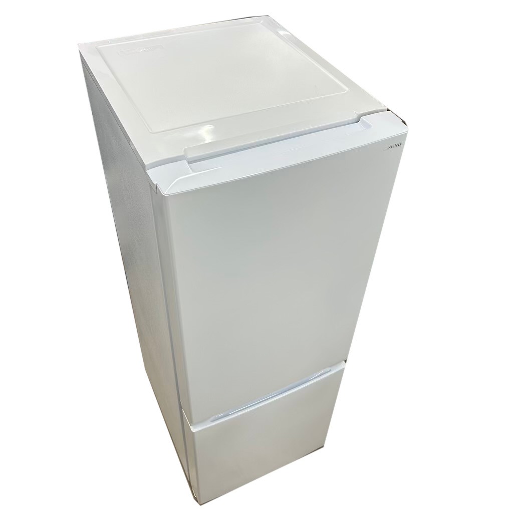 156L 2ドア冷蔵庫 自動霜取りファン式 ワールプールジャパン（ヤマダ電機） YRZ-F15J 2022年製 ホワイト 一人暮らし 単身用