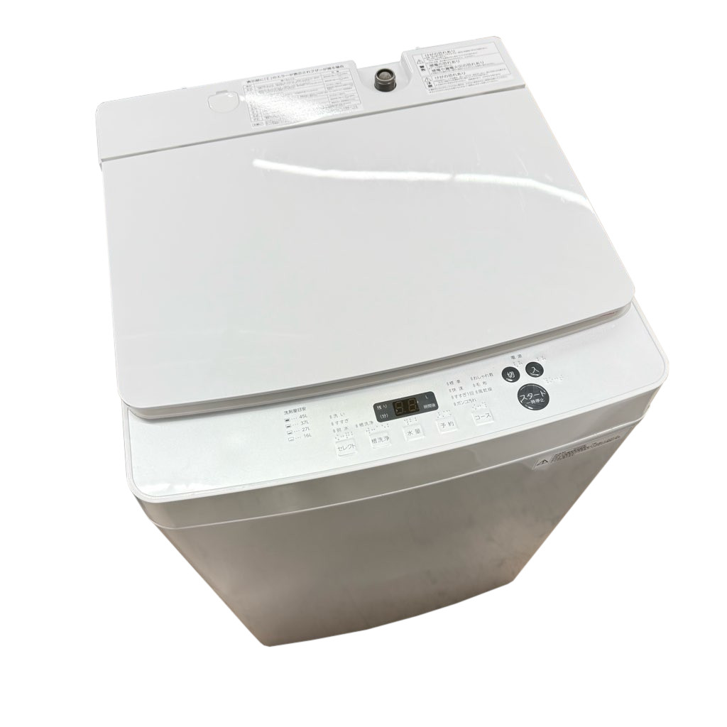 全自動洗濯機 送風乾燥機能付 TWINBIRD ツインバード 5.5kg KWM-EC55 2022年製造 一人暮らし 単身用