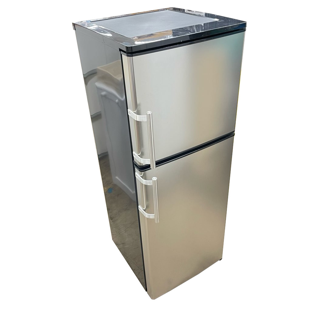 136L 2ドア冷蔵庫 アズマ MR-ST136A 2018年製 シルバー 直冷式 一人暮らし 単身用