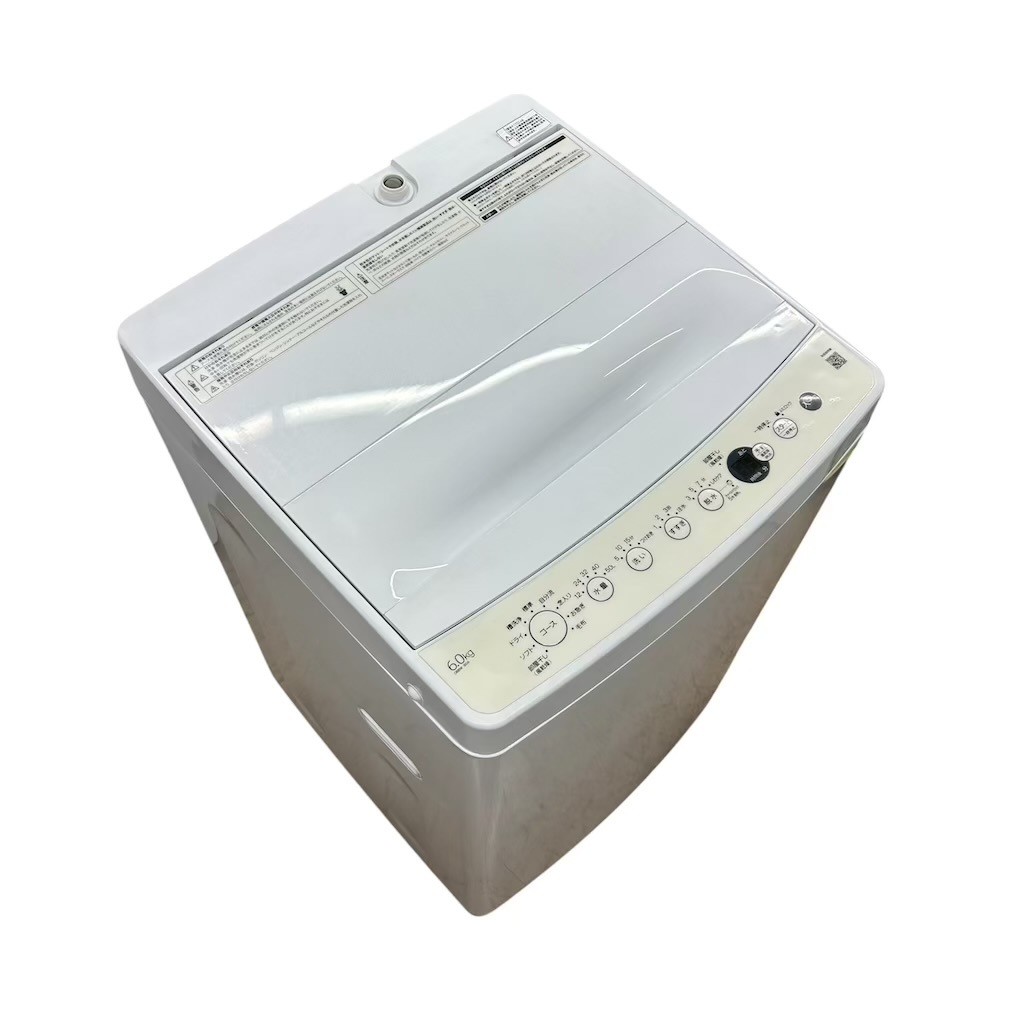 ハイアール 6.0kg 全自動洗濯機 OBBW-60A 2024年製 ホワイト 一人暮らし 単身用