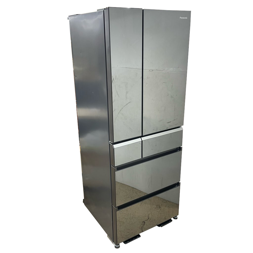 551L パナソニック 6ドア パーシャル搭載冷蔵庫 NR-F552XPV-X 2016年製 フレンチドア ナノイー オ二キスミラー