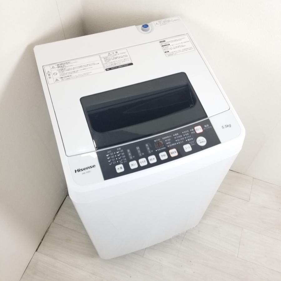 洗濯機 5.5kg ハイセンス HW-T55C 2020年製造 一人暮らし 単身用 【型番掲載商品】
