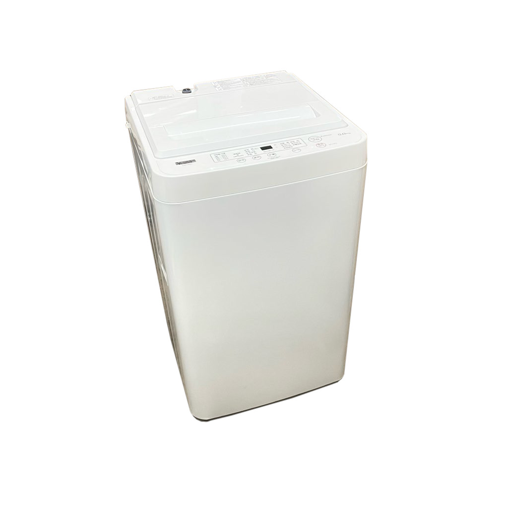 5.0kg 全自動洗濯機 YWM-T50H1 ヤマダ電機 ホワイト 2020年製造