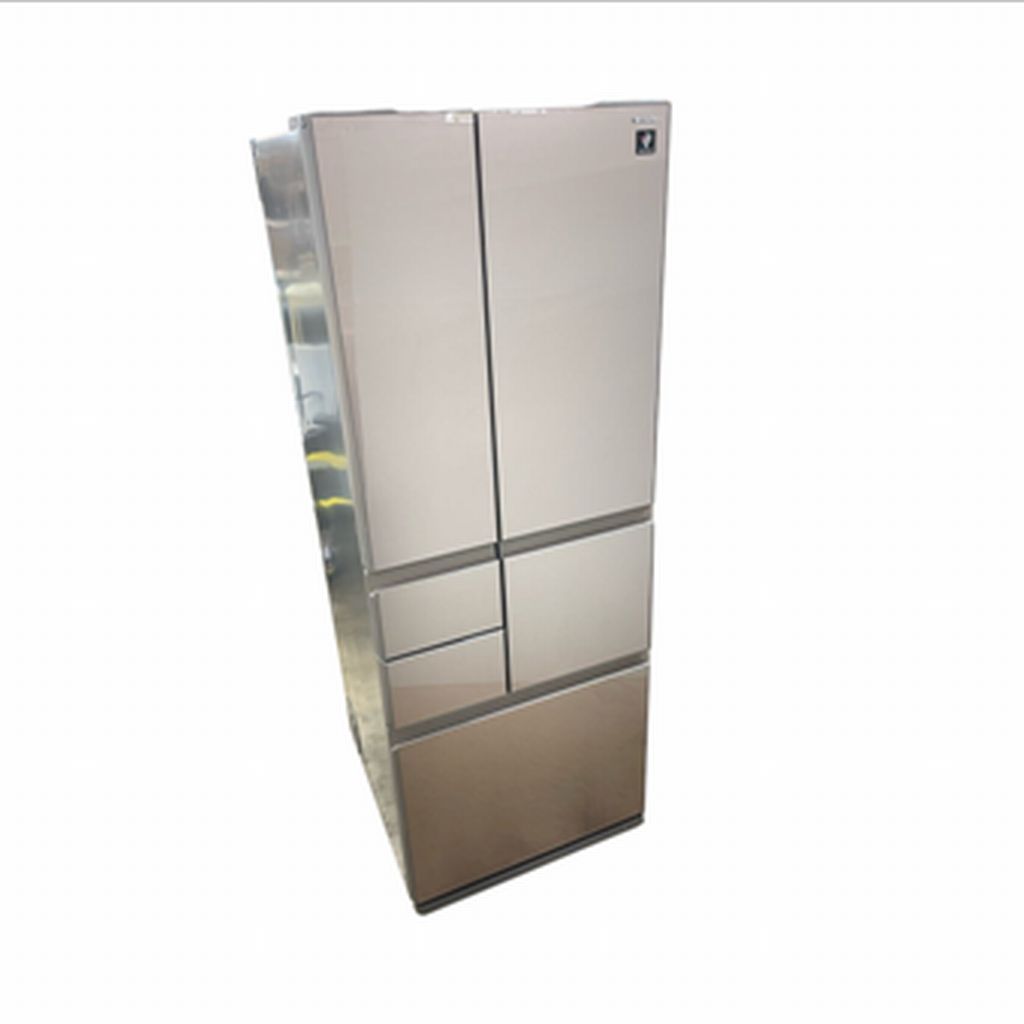 551L 6ドア 冷蔵庫 シャープ プラズマクラスター SJ-GT55B-T 2015年製 フレンチドア サテンブラウン