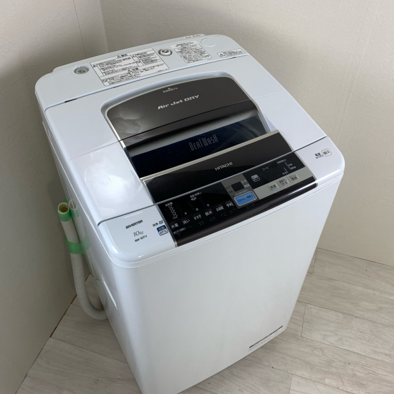 日立2015年洗濯機BW-10TV 全面パネルや排水ホースの汚れ・全体に細い傷 kw-50k1023_00.jpg