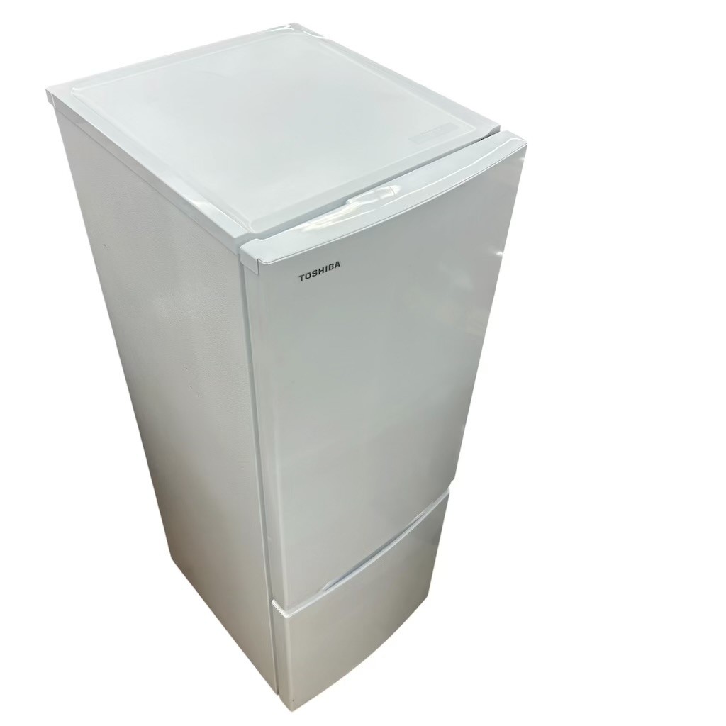 東芝 170L 2ドア冷蔵庫 GR-T17BS 2022年製 自動霜取りファン式 ホワイト 一人暮らし 単身用