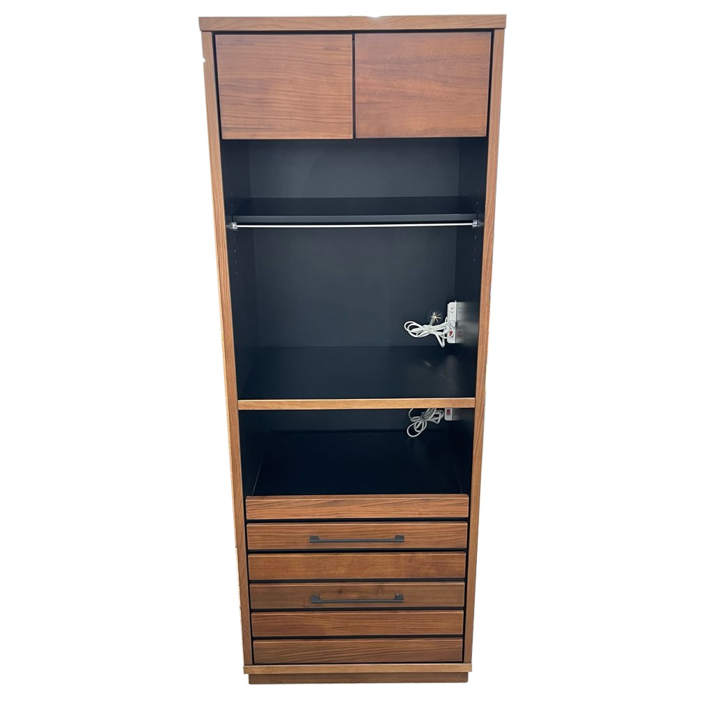 シギヤマ家具工業 レンジボード 食器棚 ブラウン