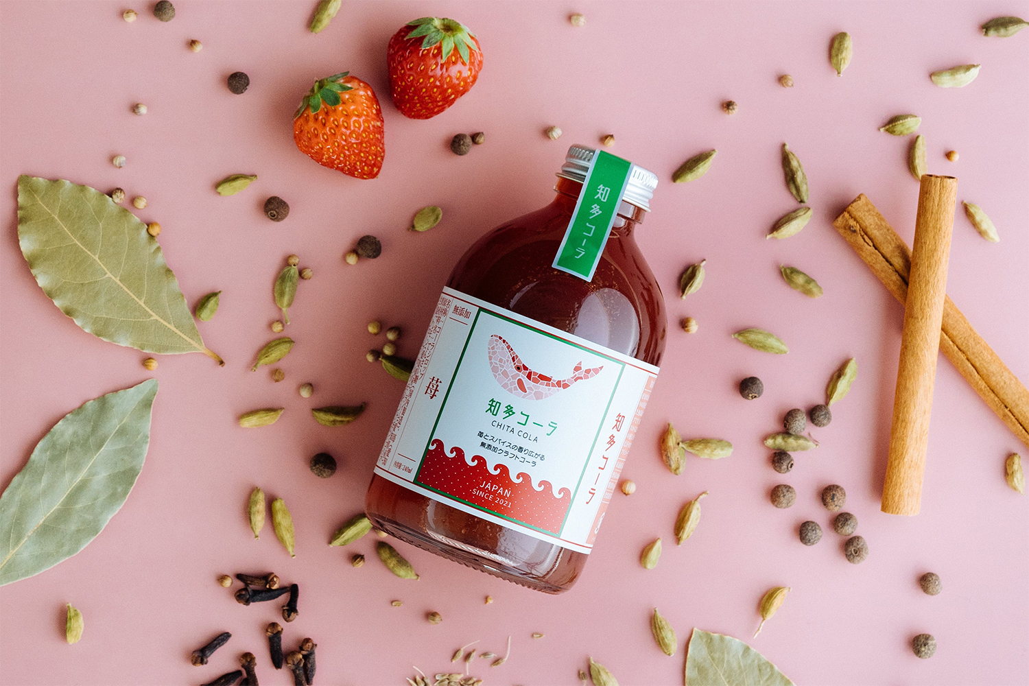 知多コーラ -苺