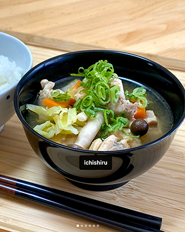 具だくさんの汁物