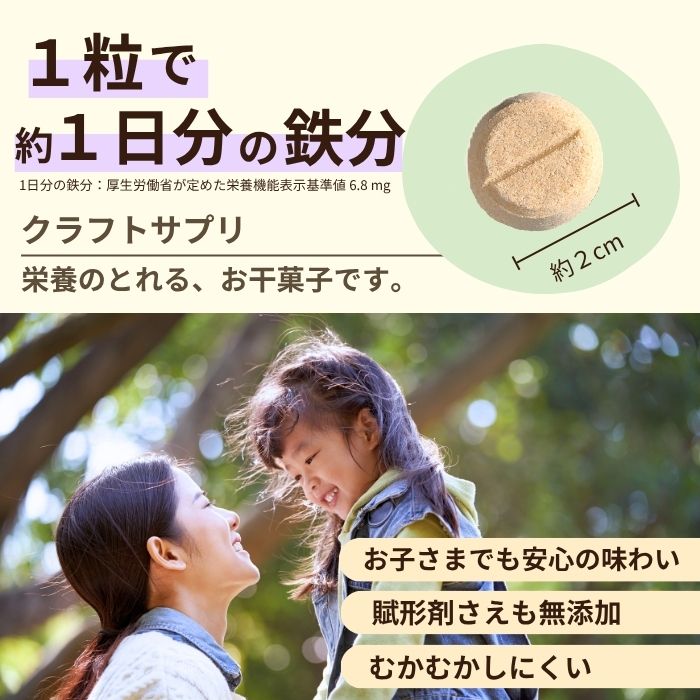 クラフトサプリ天然鉄 内容量: 28粒