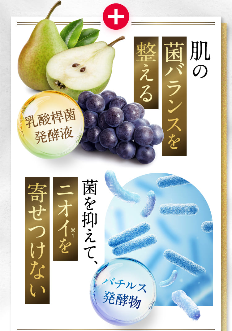 菌バランスを整える ニオイを寄せつけない