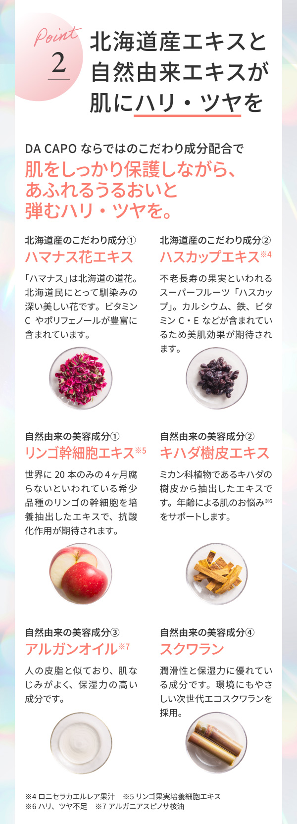 自然の恵みキトサンエキスでうるおい肌に