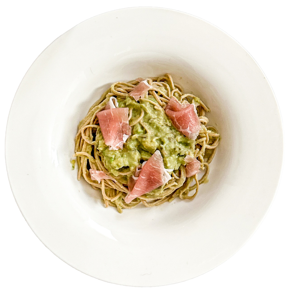 アボカドと生ハムの冷製DAIZ麺