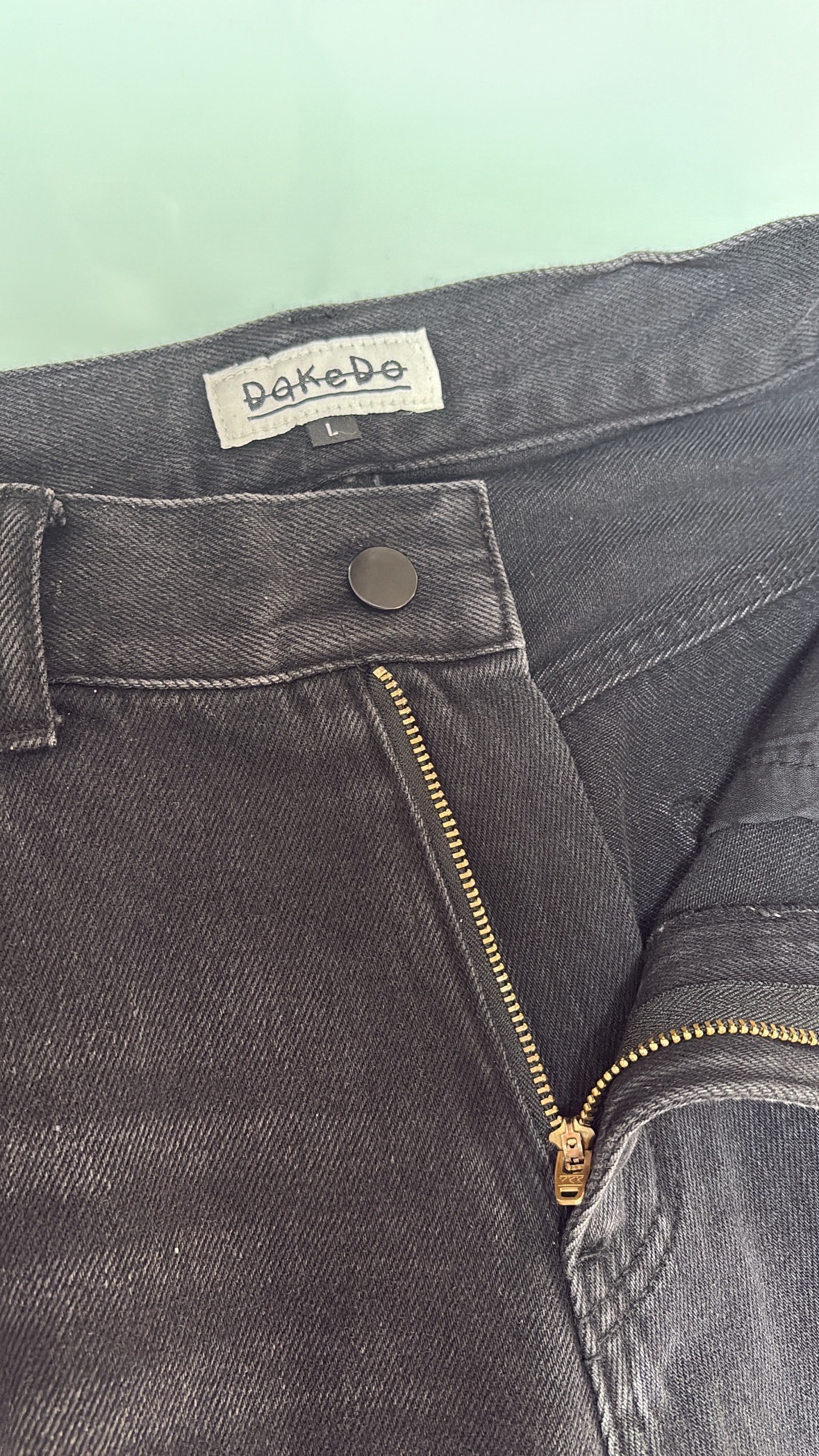 ラメ付きジーンズ