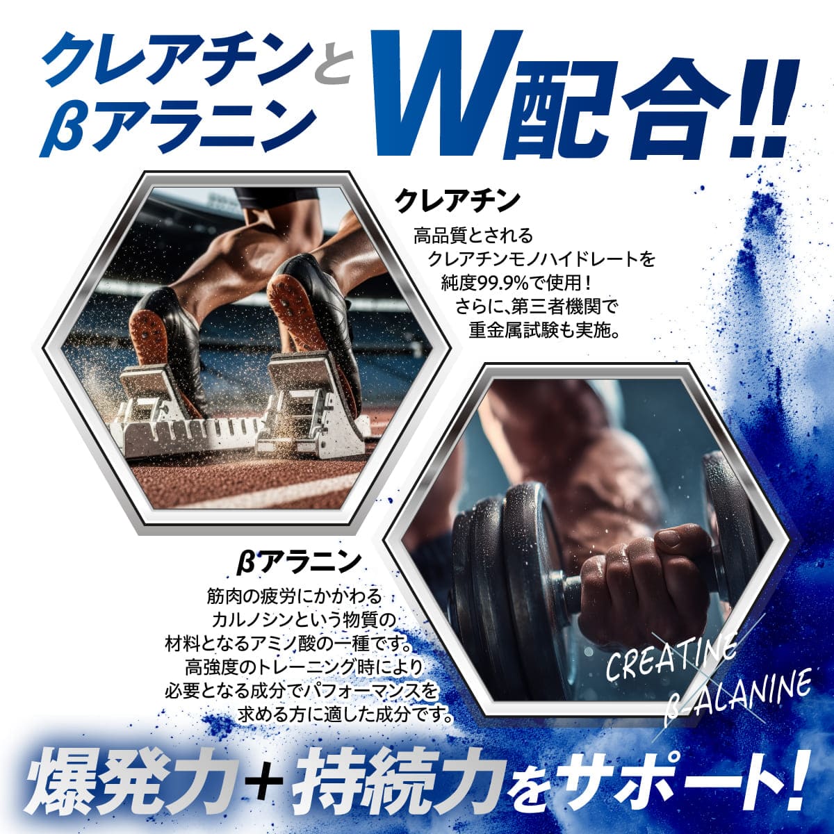 CREANIN 189g 30日分（クレアニン）クレアチン+β-アラニン