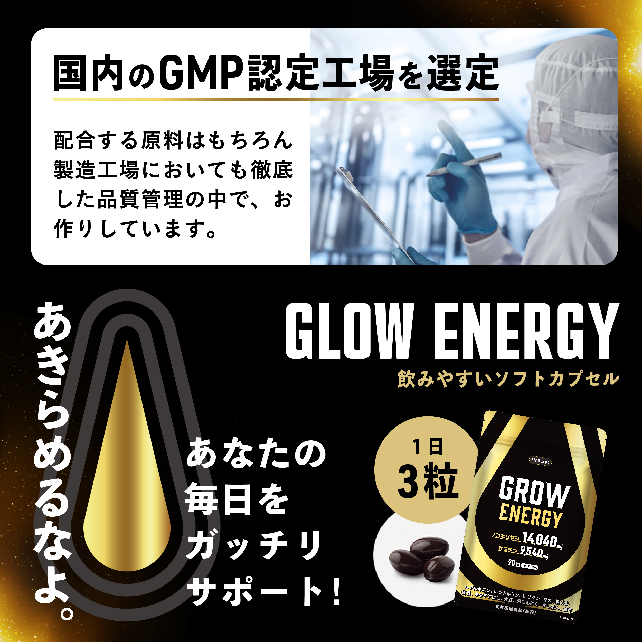 GROW ENERGY 30日分 (ノコギリヤシサプリ)