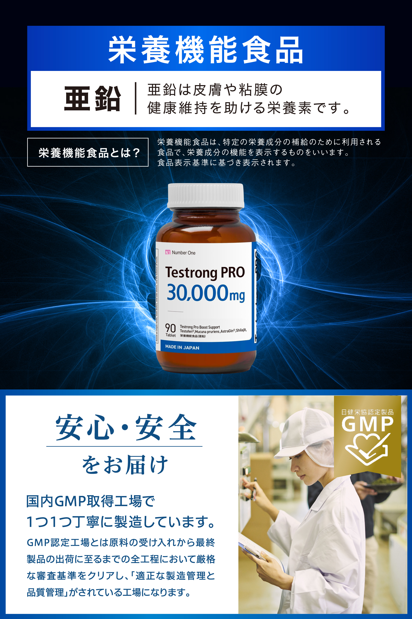Testrong Pro 30日分（テストロングプロ）【今だけお得！】
