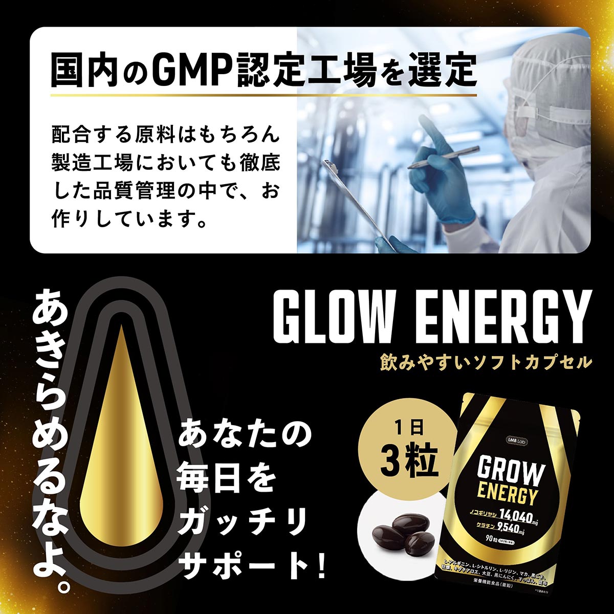 GROW ENERGY 30日分 (ノコギリヤシサプリ)