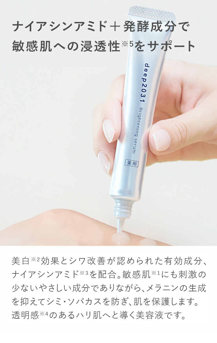 ナイアシン網戸+発行成分で浸透性を高める