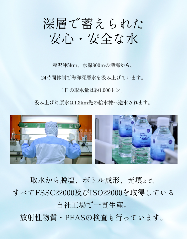 【定期：送料無料】 Body Friendly Water あなたのからだに近い水 500ml×24本/１箱/初回50%OFF