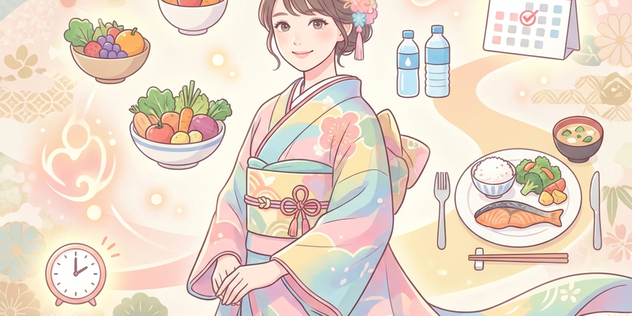 成人式振袖に向けた食事ダイエット法を徹底解説 - アイキャッチ画像