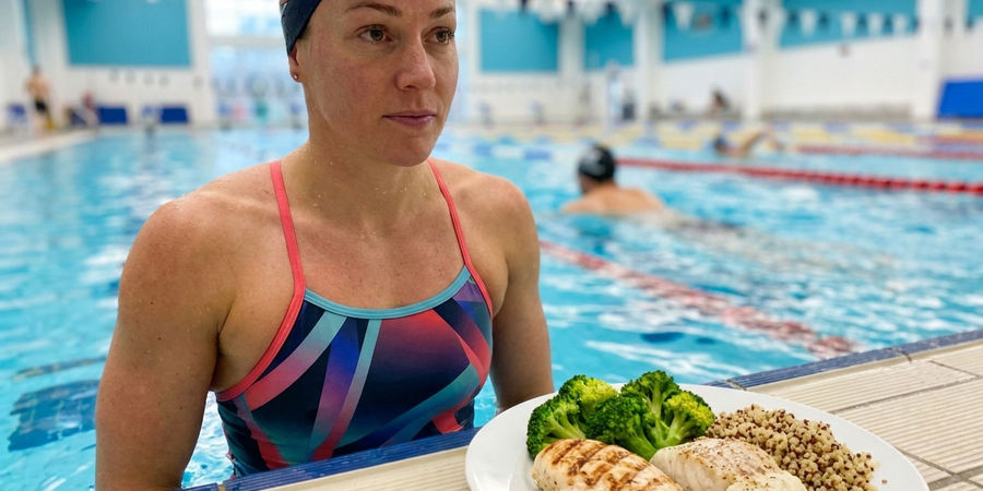 水泳部必見！高タンパク食事メニューの極意 - アイキャッチ画像