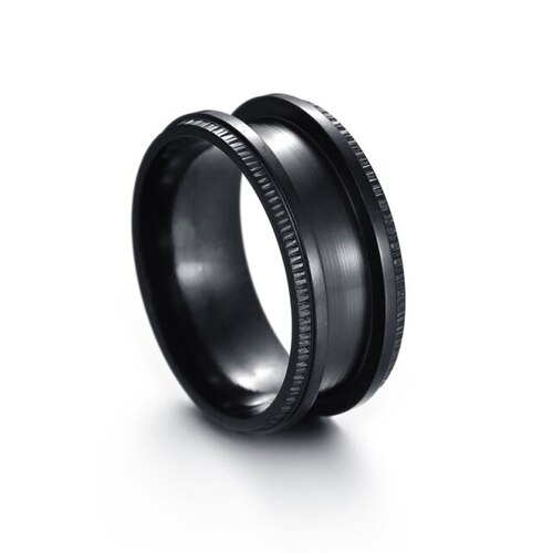 ブラックリング カラー: ブラック, サイズ: FREE