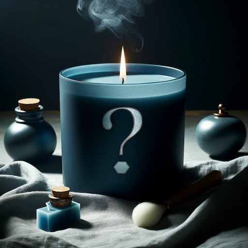 ミステリアスブルーキャンドル