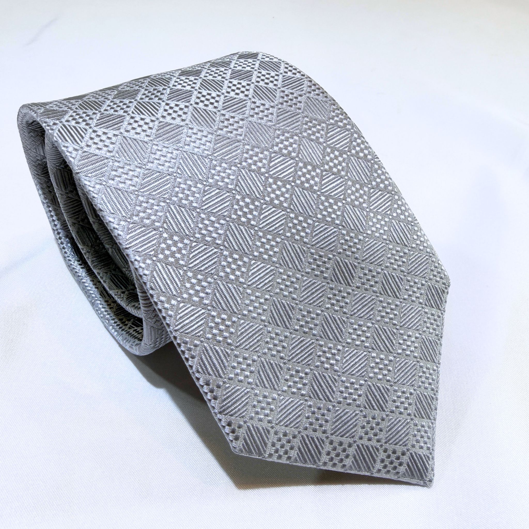 オリジナルソリッドタイ【シルバー】⑤