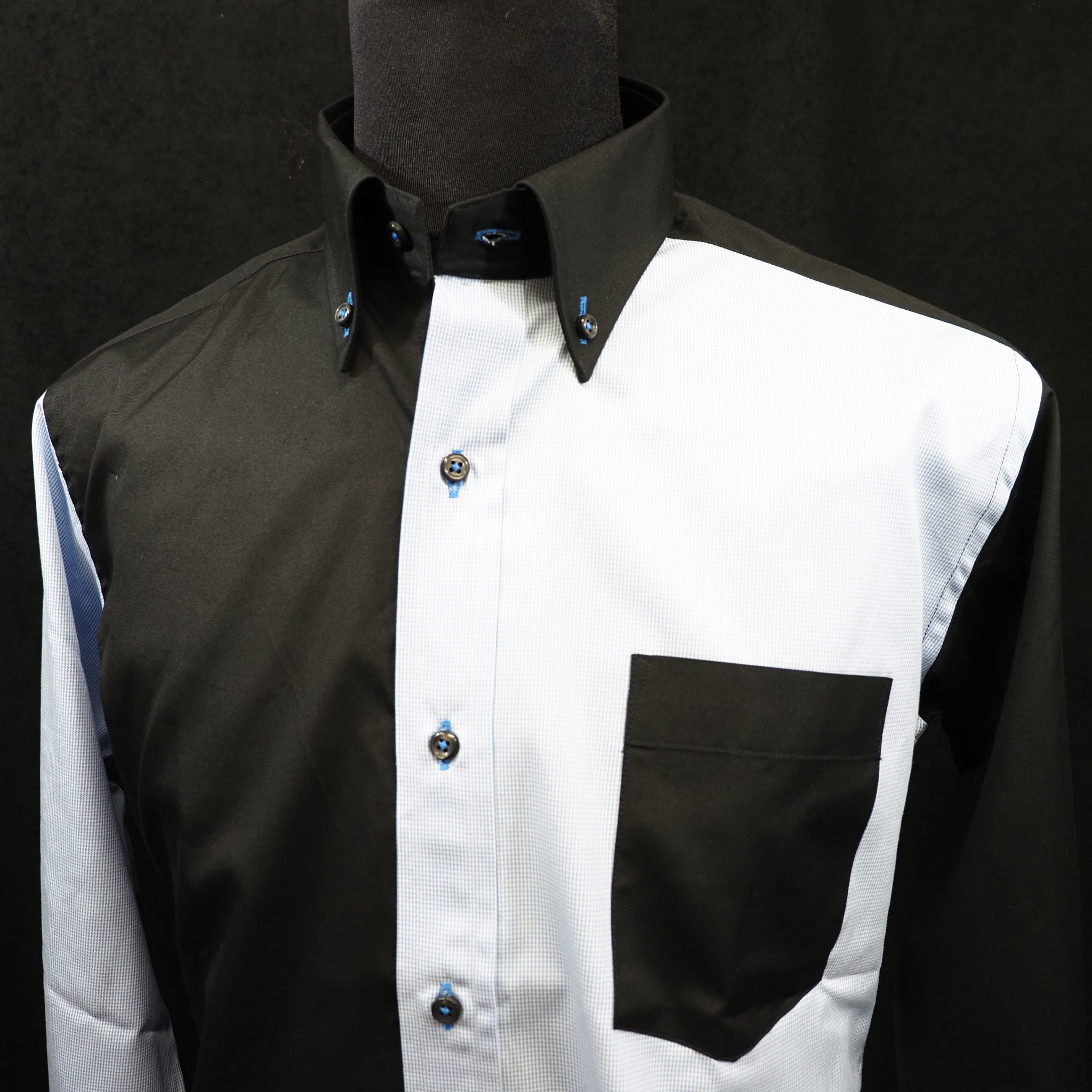 長袖クレイジーシャツ【L】3416