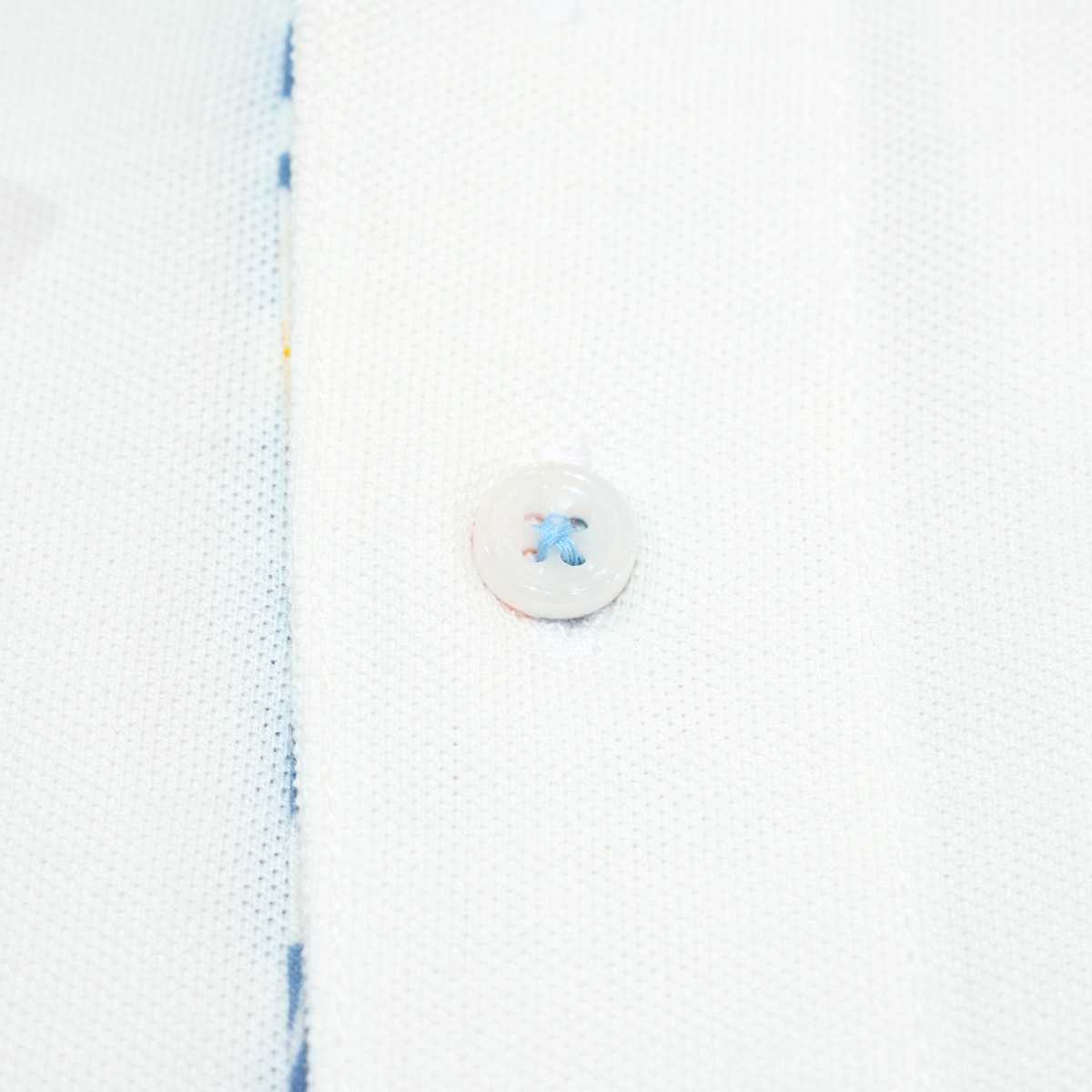 【半袖 M】ニットポロシャツ　N326111   ホワイト