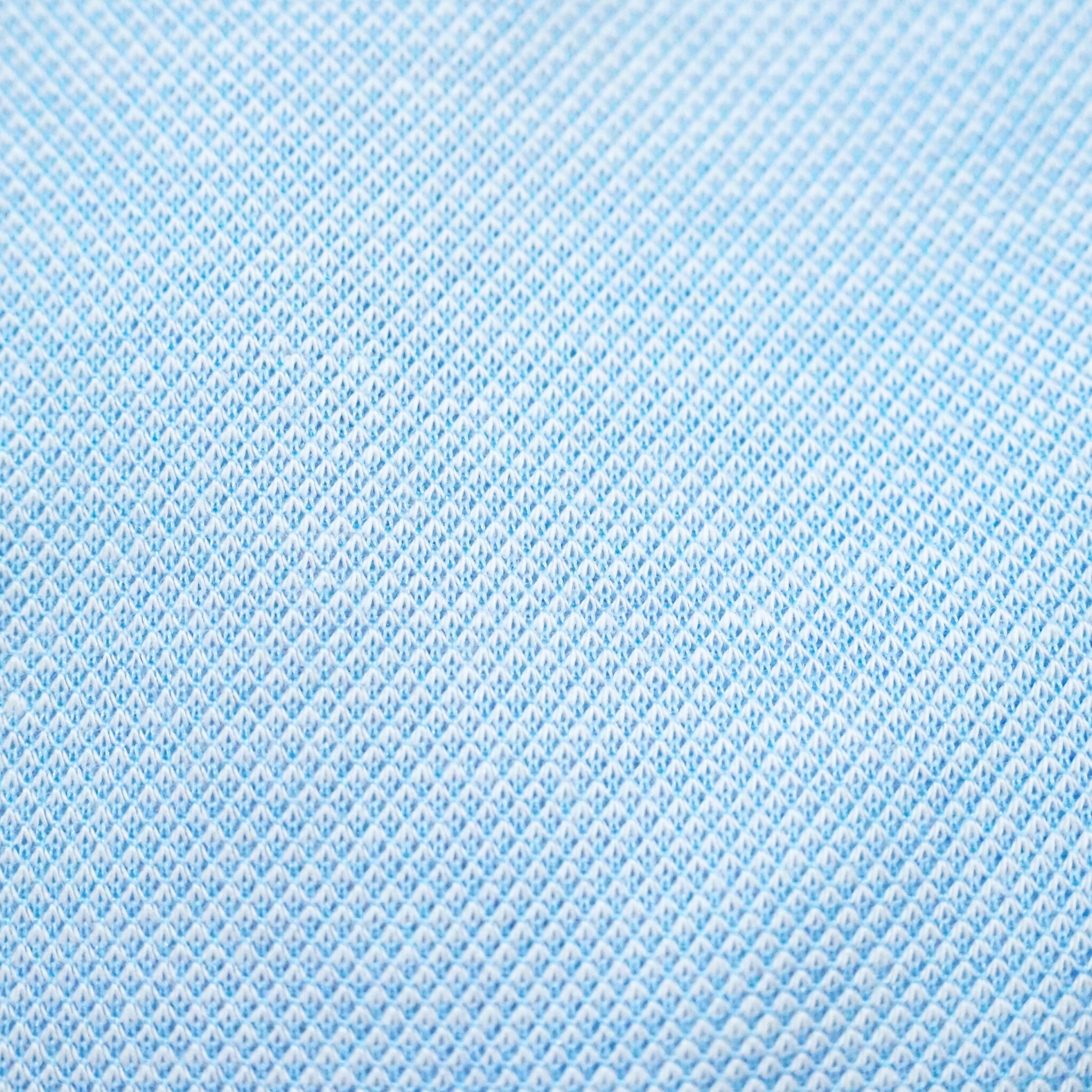 【半袖 M】ニットポロシャツ　324987-1　モクスカイ