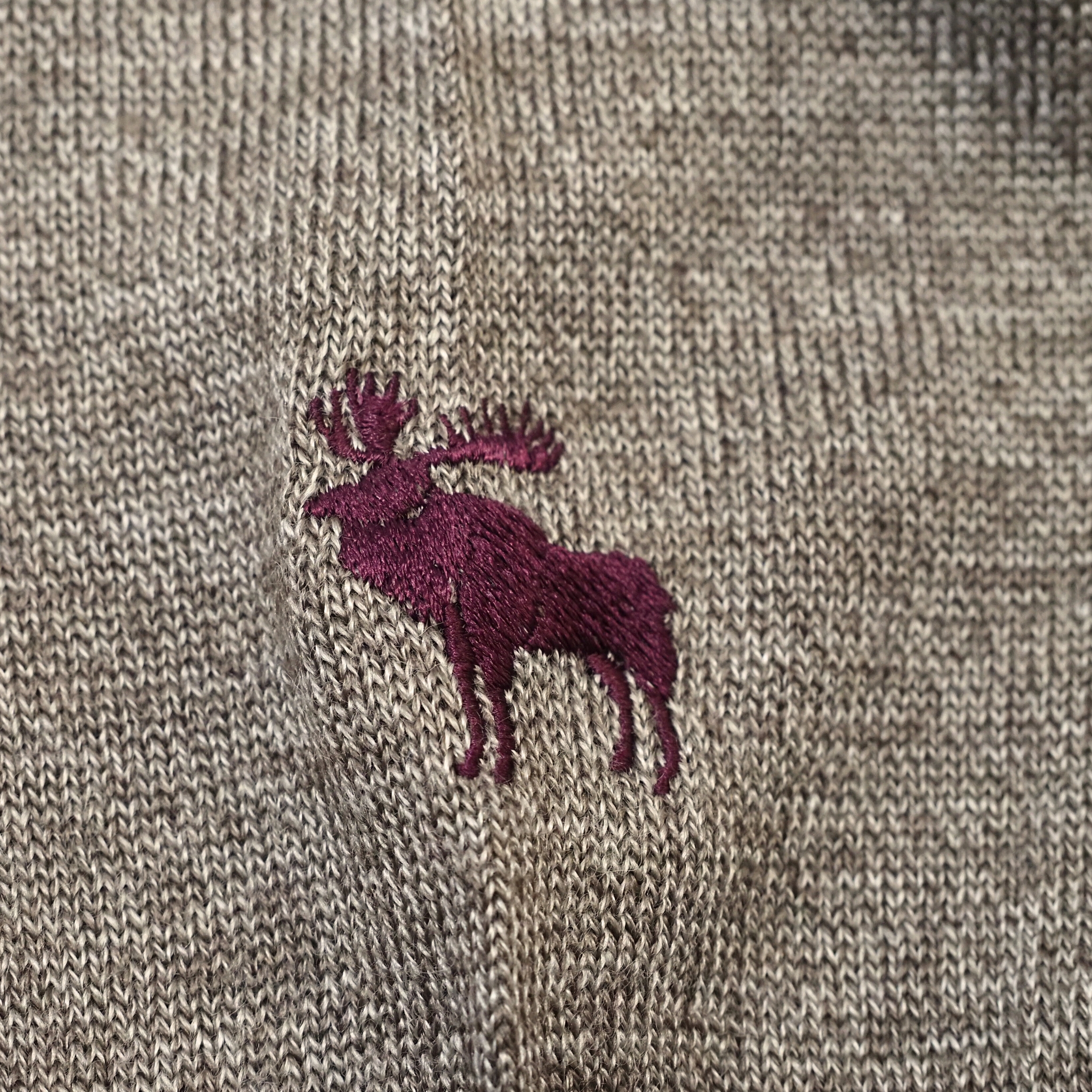 【オリジナルモックネックニット Lサイズ】ベージュ KN5101-25DB-3