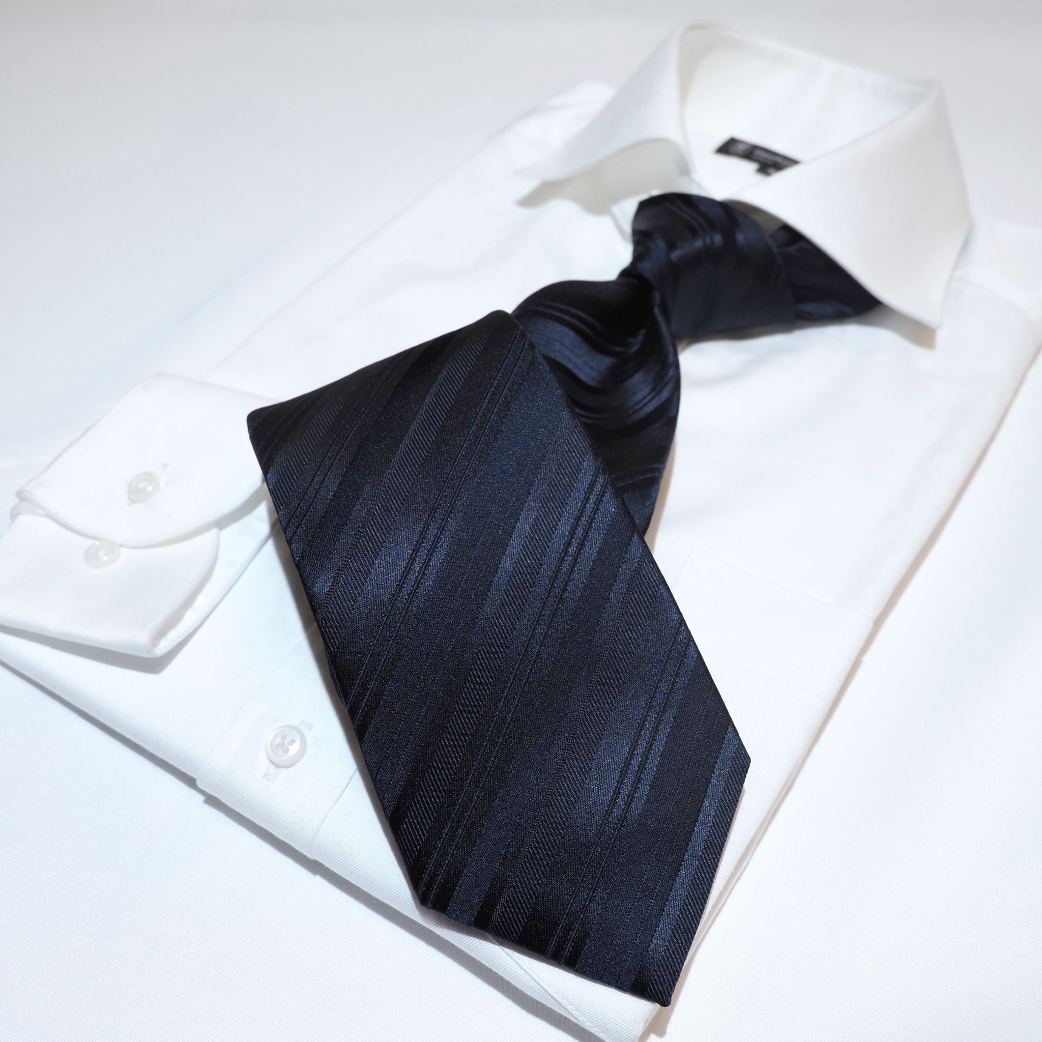 オリジナルソリッドタイ【濃紺】①