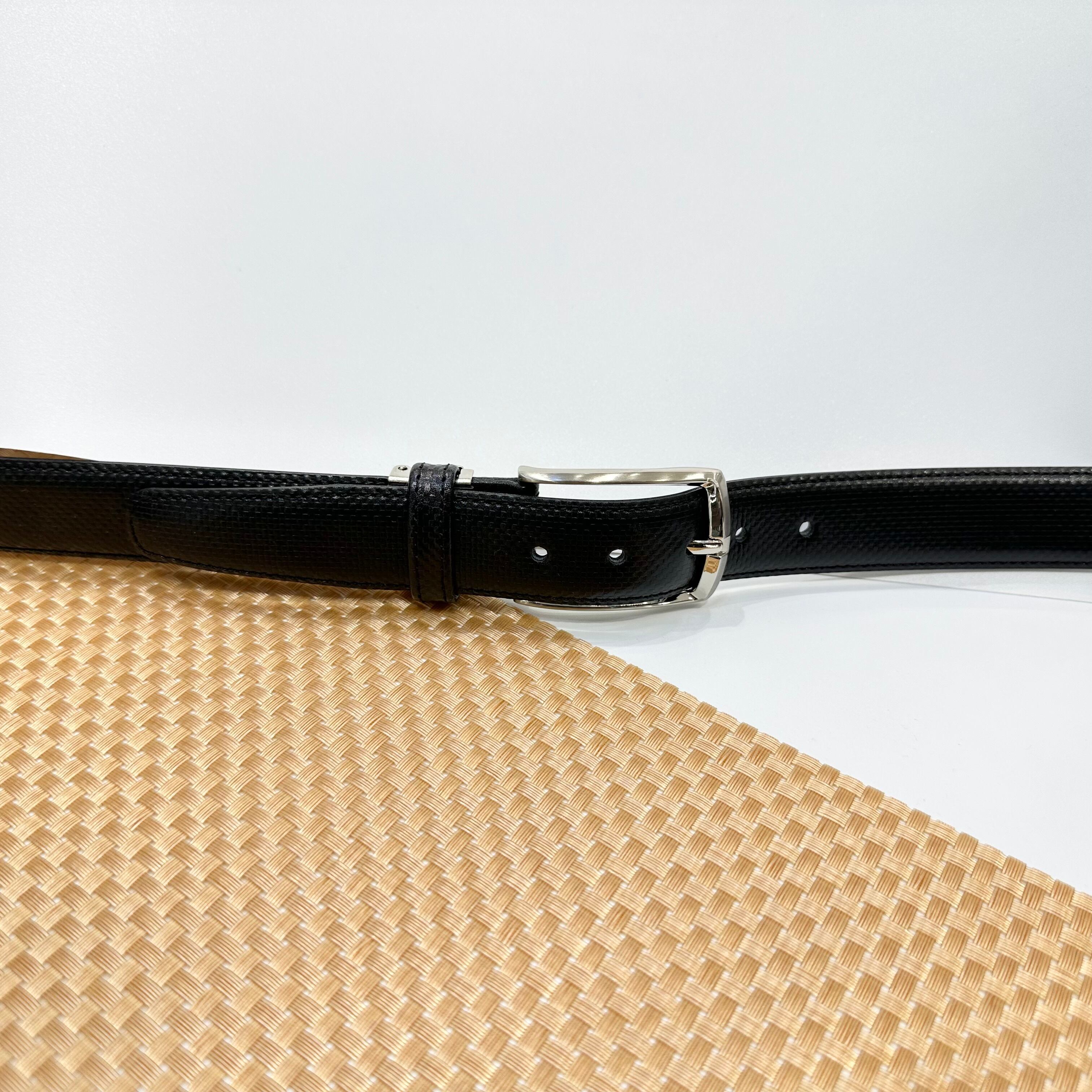 国産本革ベルト【黒】