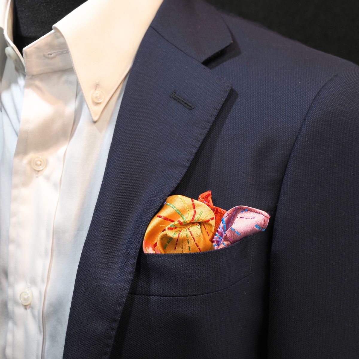 VANNERS Silk ポケットチーフ