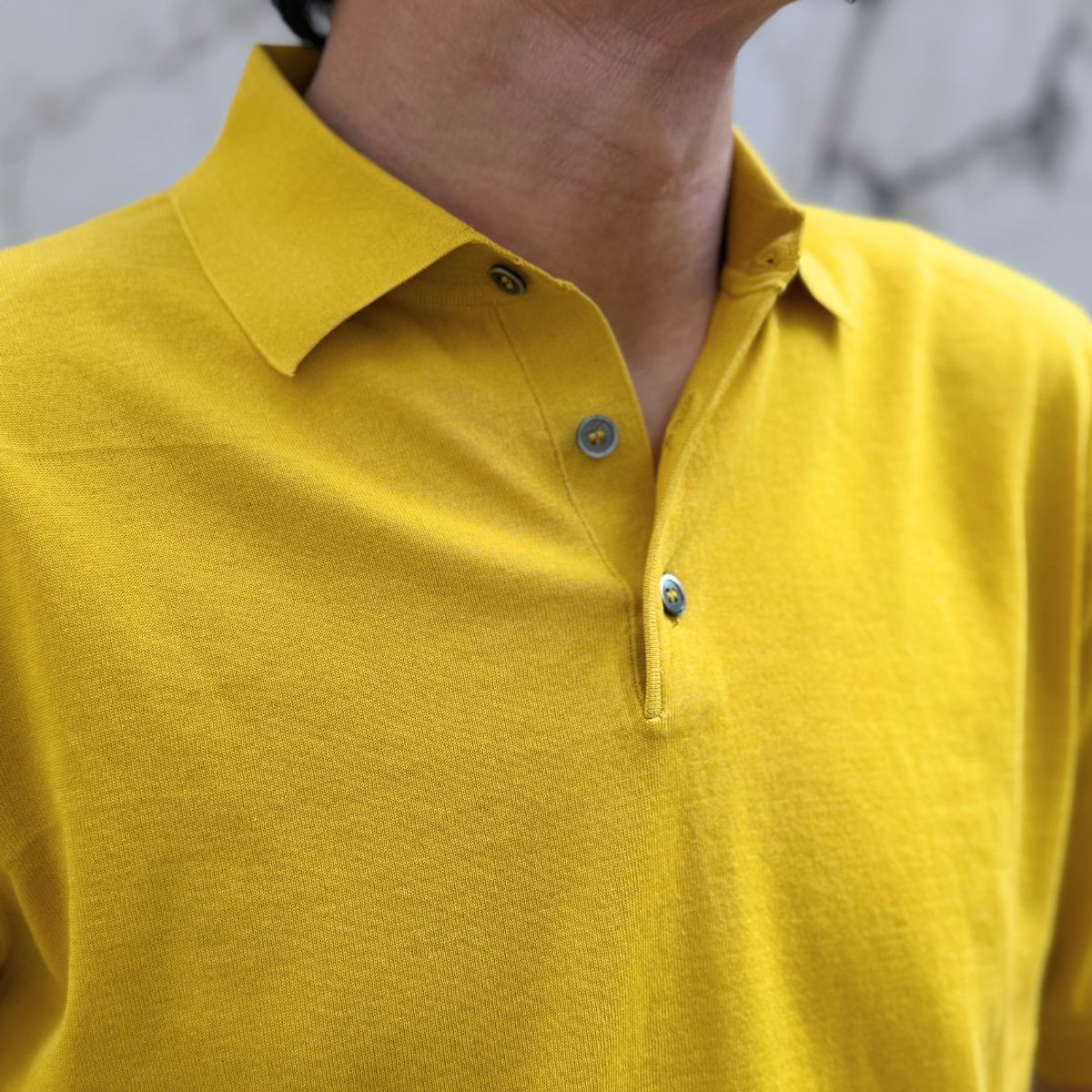 【半袖サマーニット ポロ L】 KN6101-26DB-3