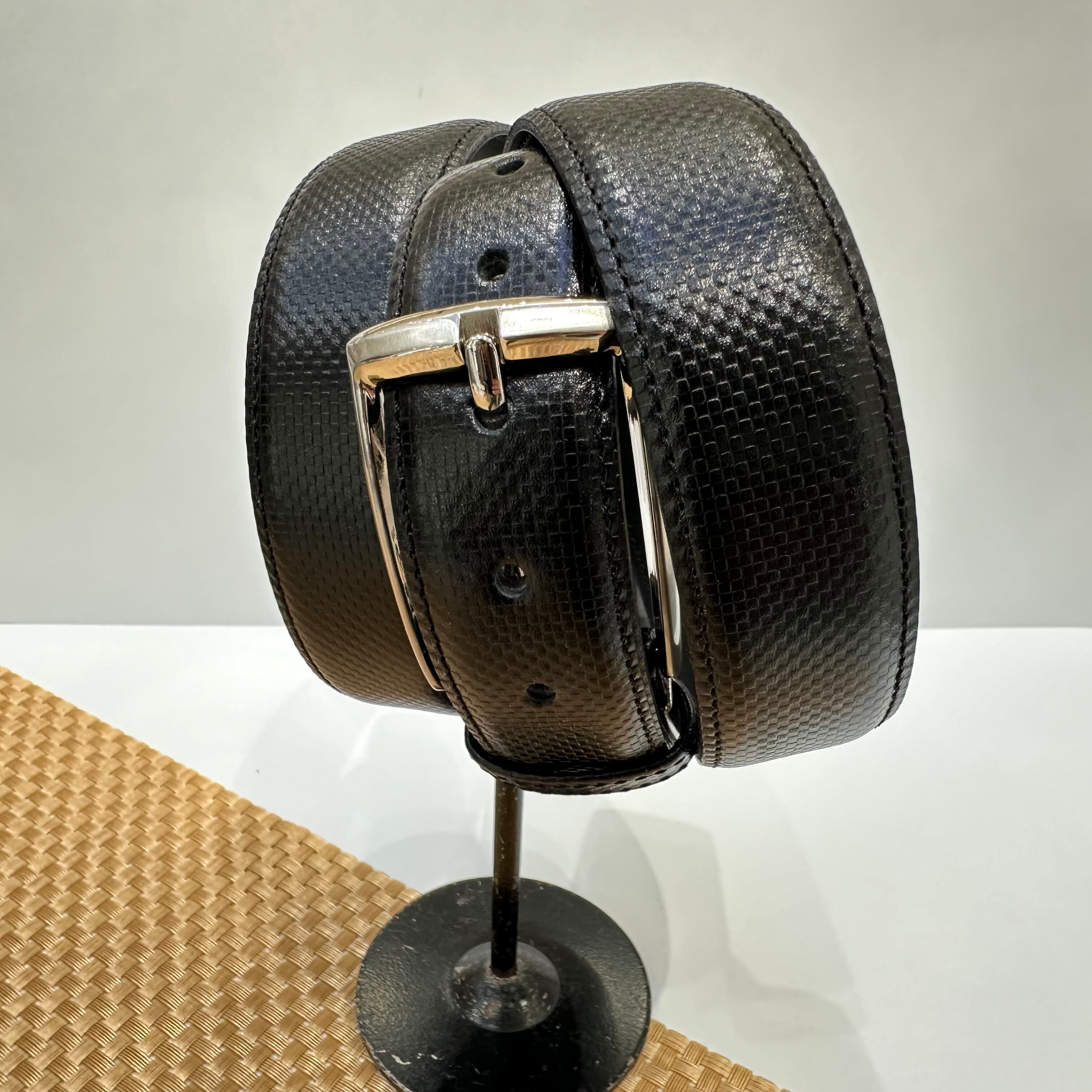 国産本革ベルト【黒】