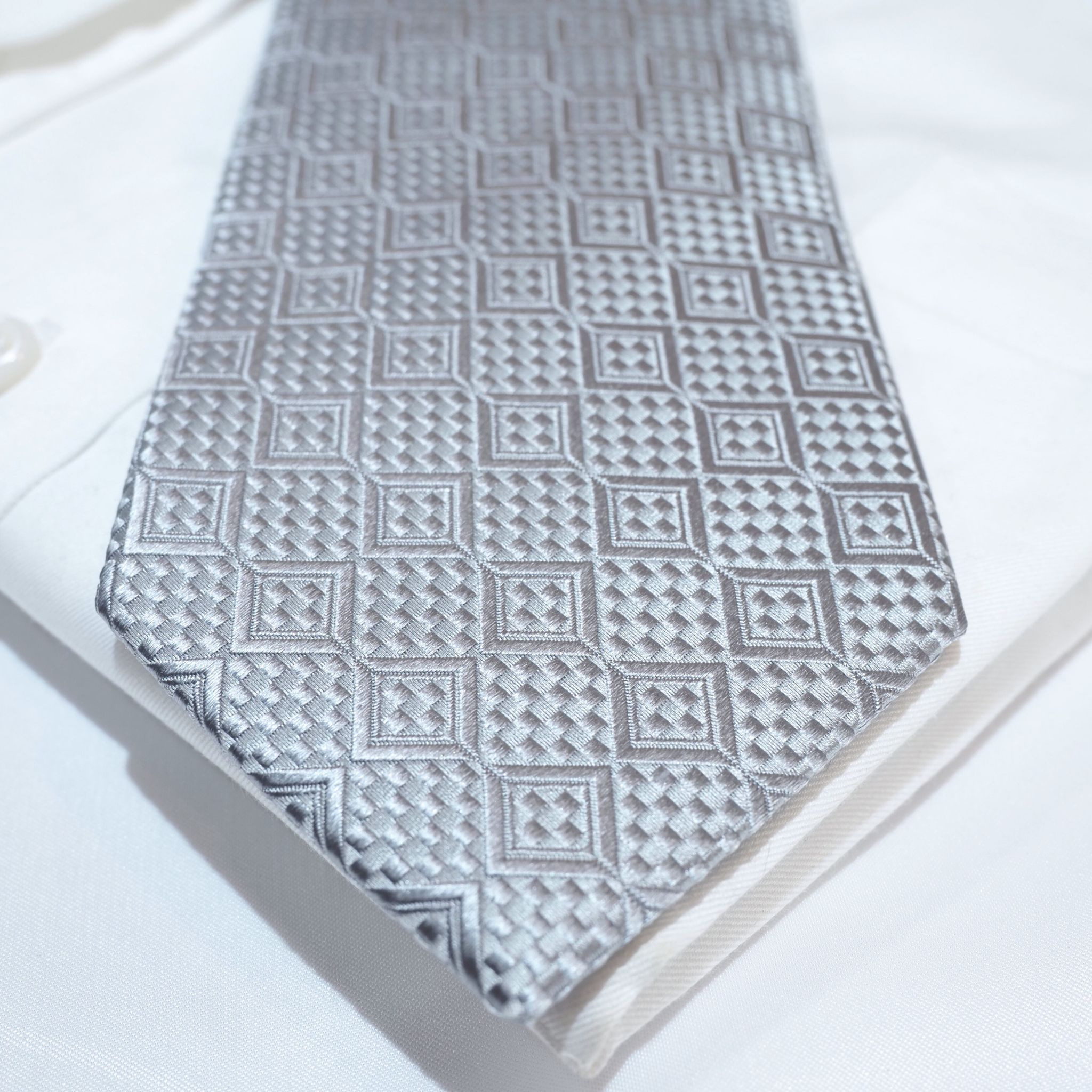 オリジナルソリッドタイ【シルバー】②