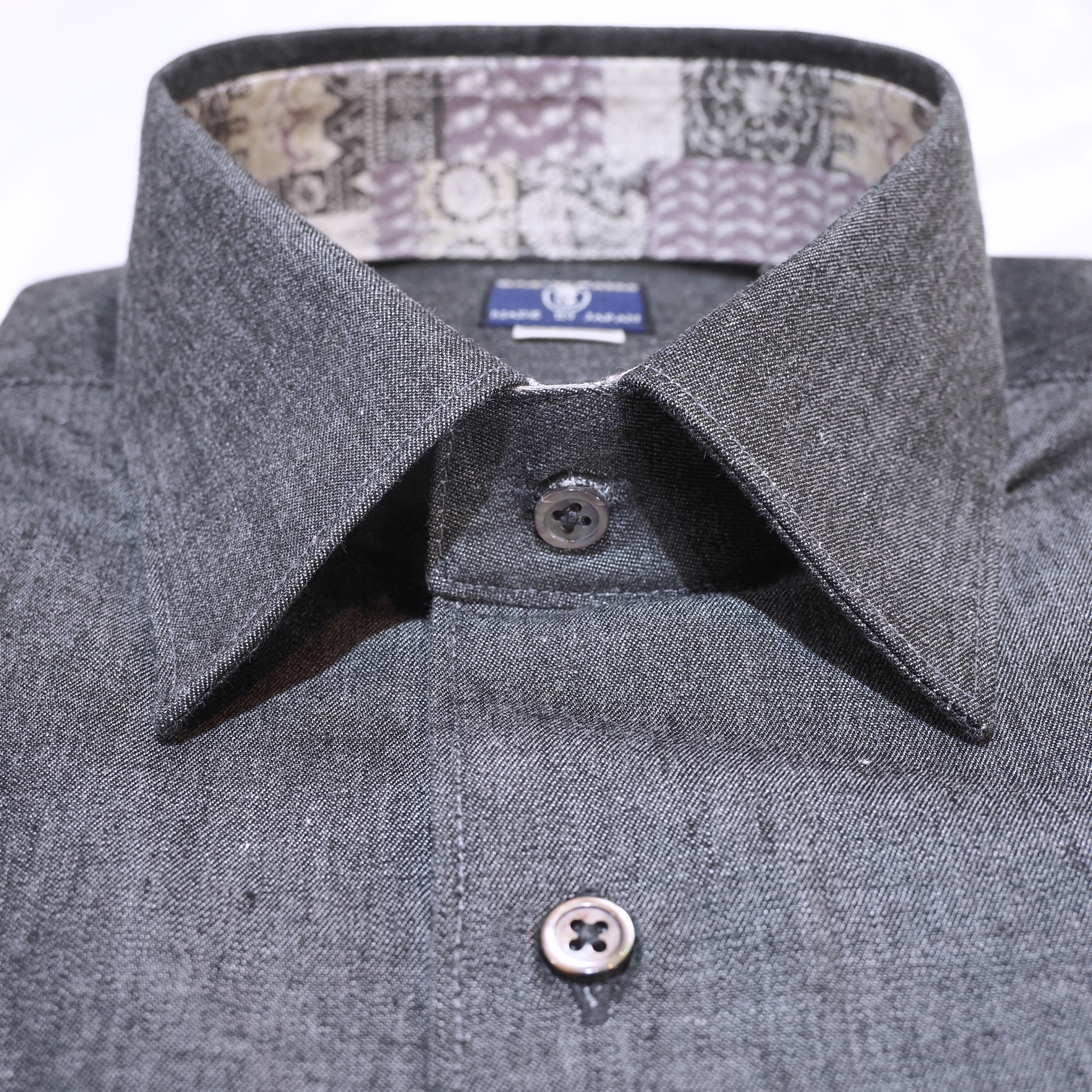 【シャンブレー 3L】ビジネスカジュアルシャツ長袖 N326101-3