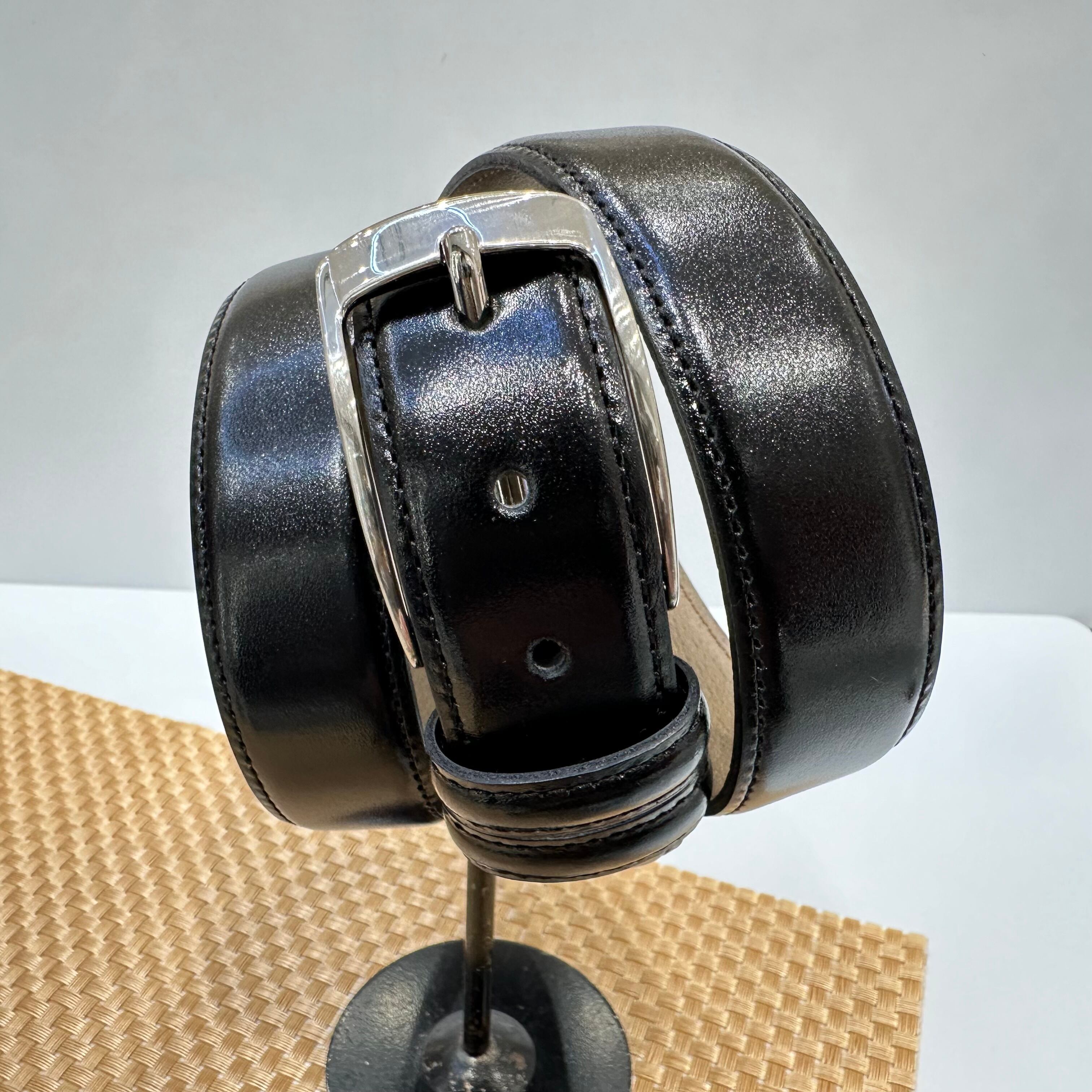 国産本革ベルト【黒】