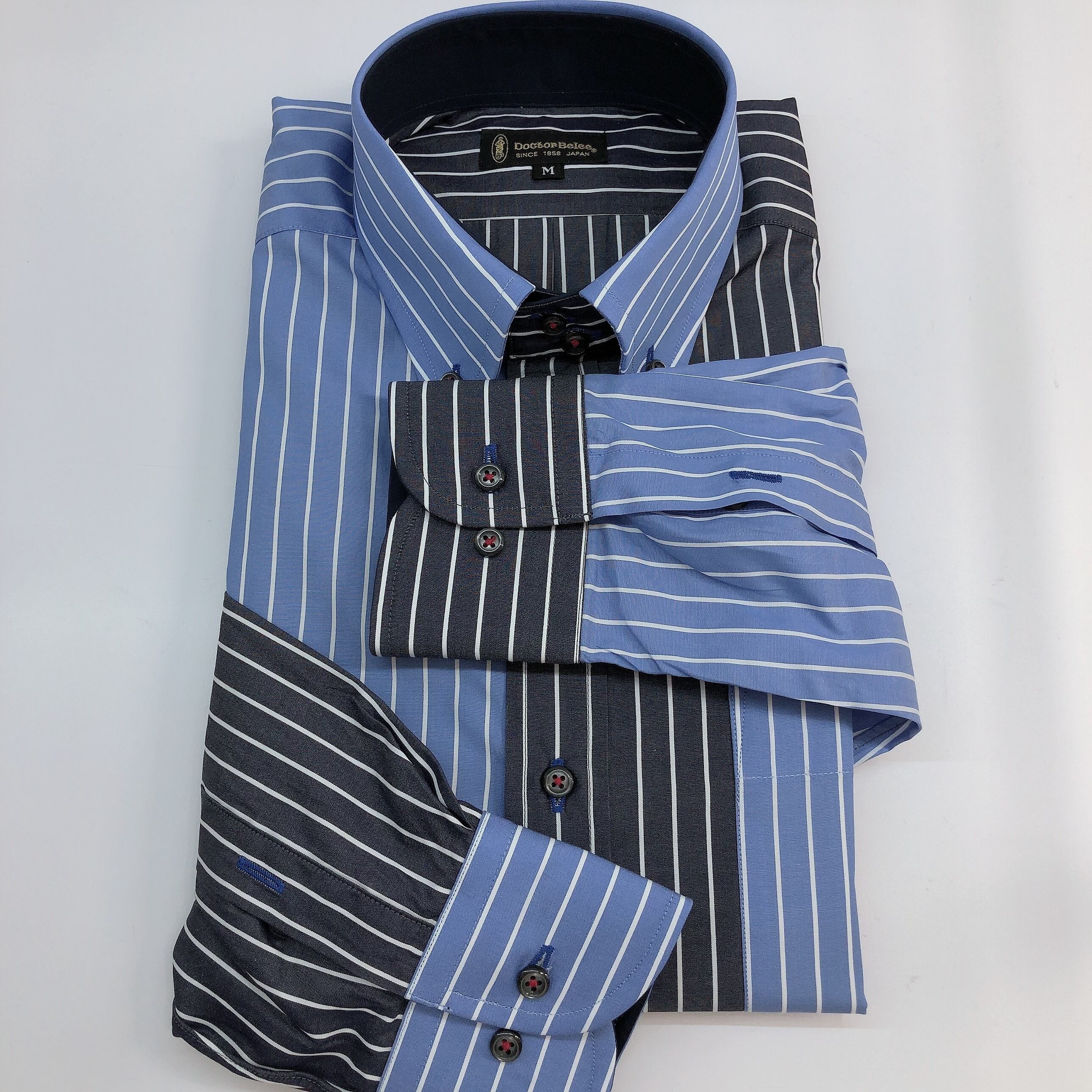 長袖クレイジーシャツ【M】3329