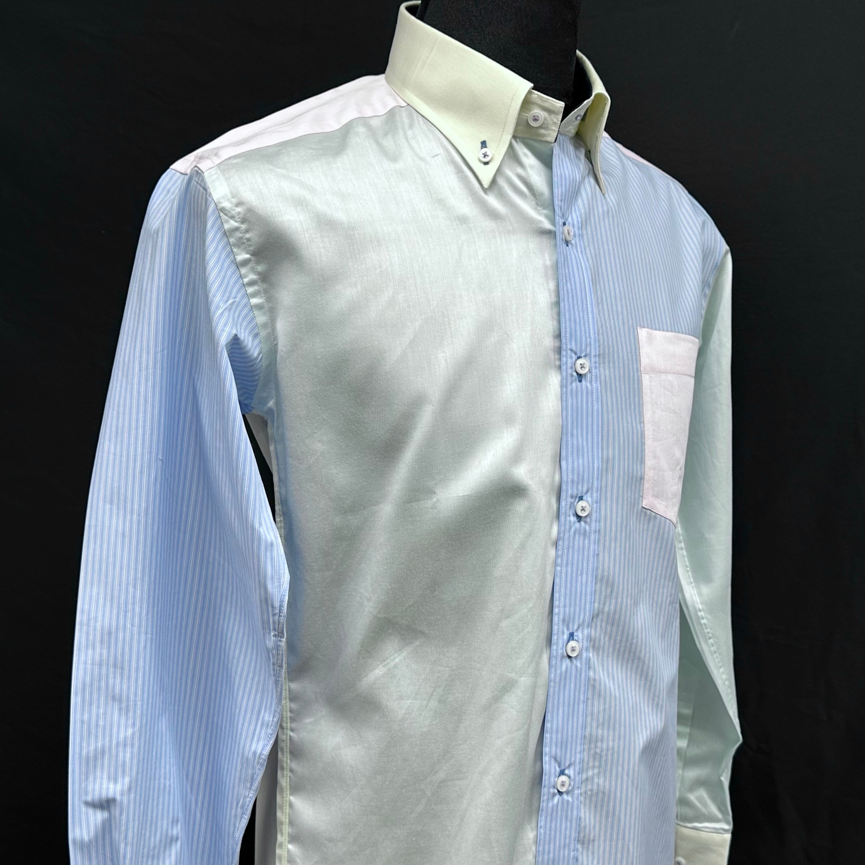 長袖クレイジーシャツ【M】3372