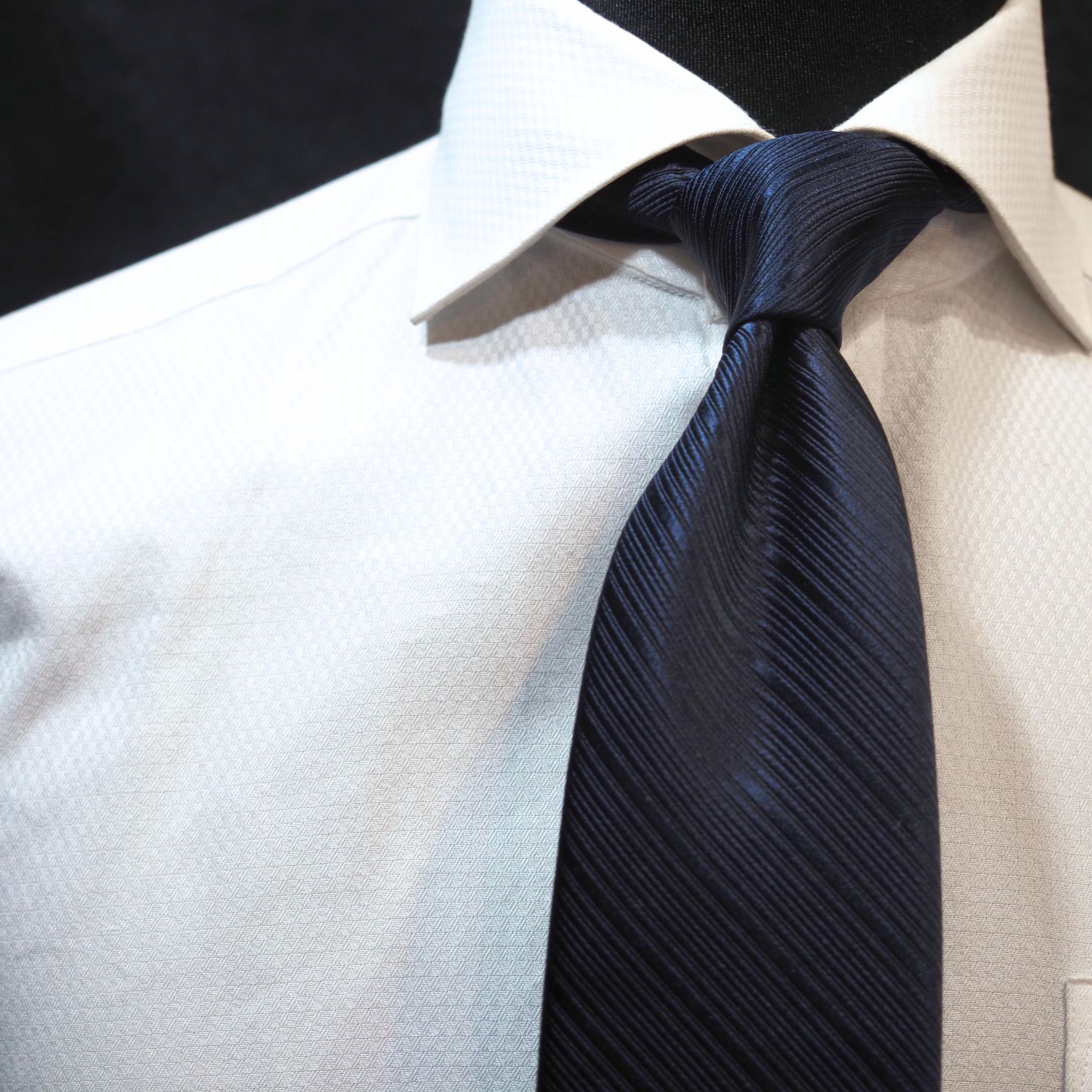 オリジナルソリッドタイ【濃紺】⑤