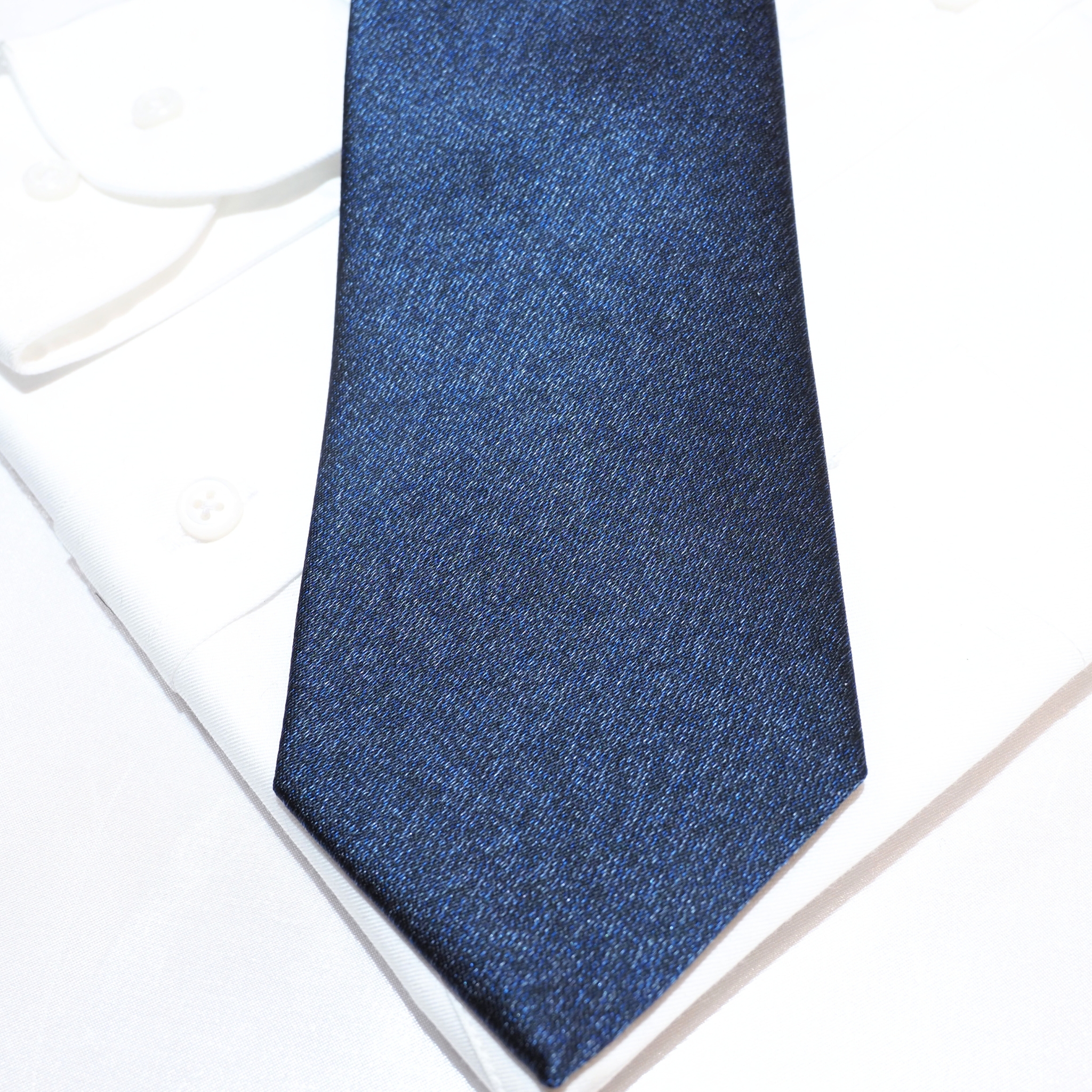 ゴールドネーム<6色メランジ> 紺