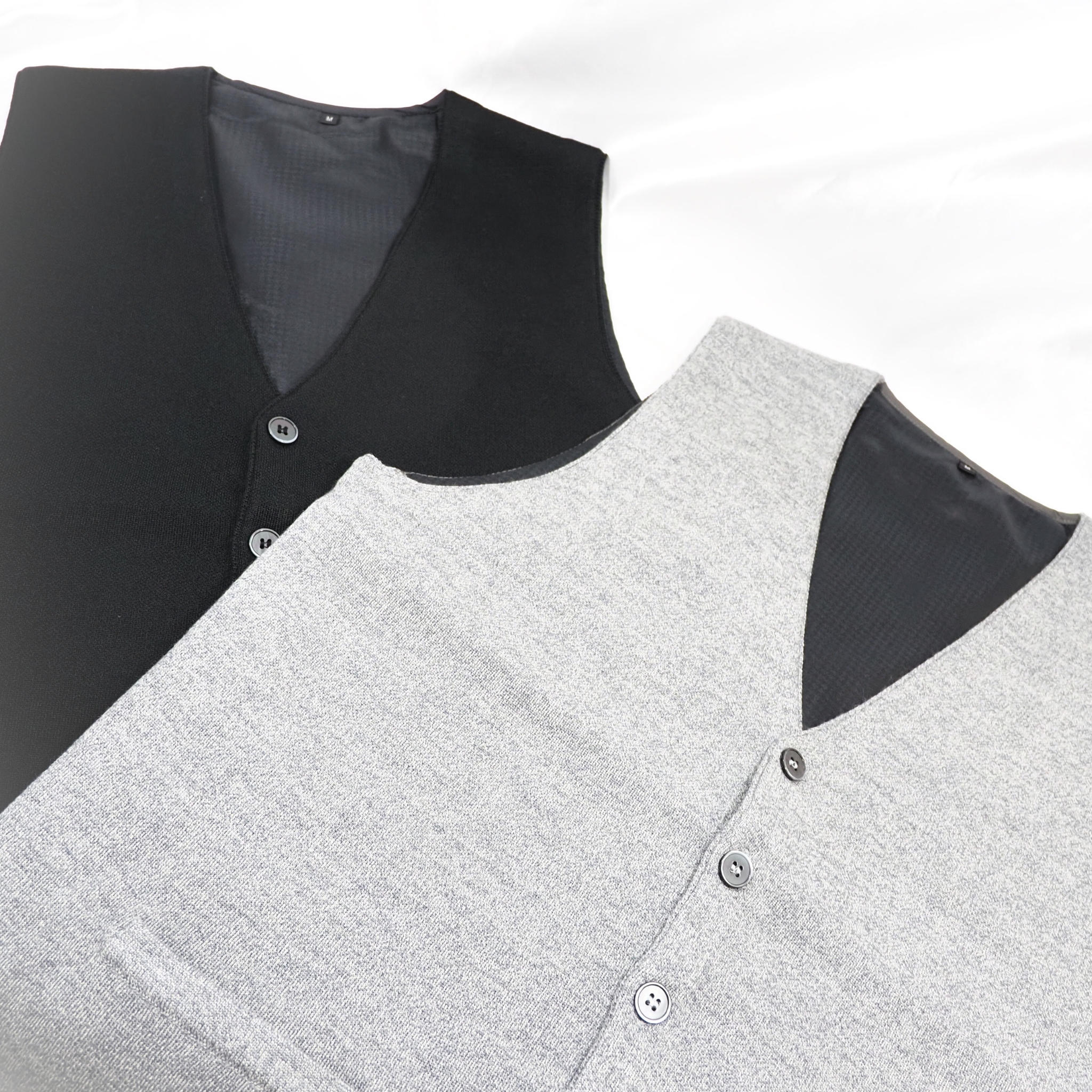 【オリジナルニットベスト M】ブラック KN5103-25DB-1